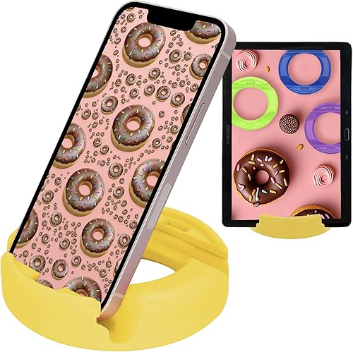 GoDonut Soporte para teléfono original - Soporte para teléfono celular + organizador de escritorio para iPad - Compatible con tableta, iPhone, GoDonut Soporte para teléfono original - Soporte para teléfono celular + organizador de escritorio para iPad - Compatible con tableta, iPhone,