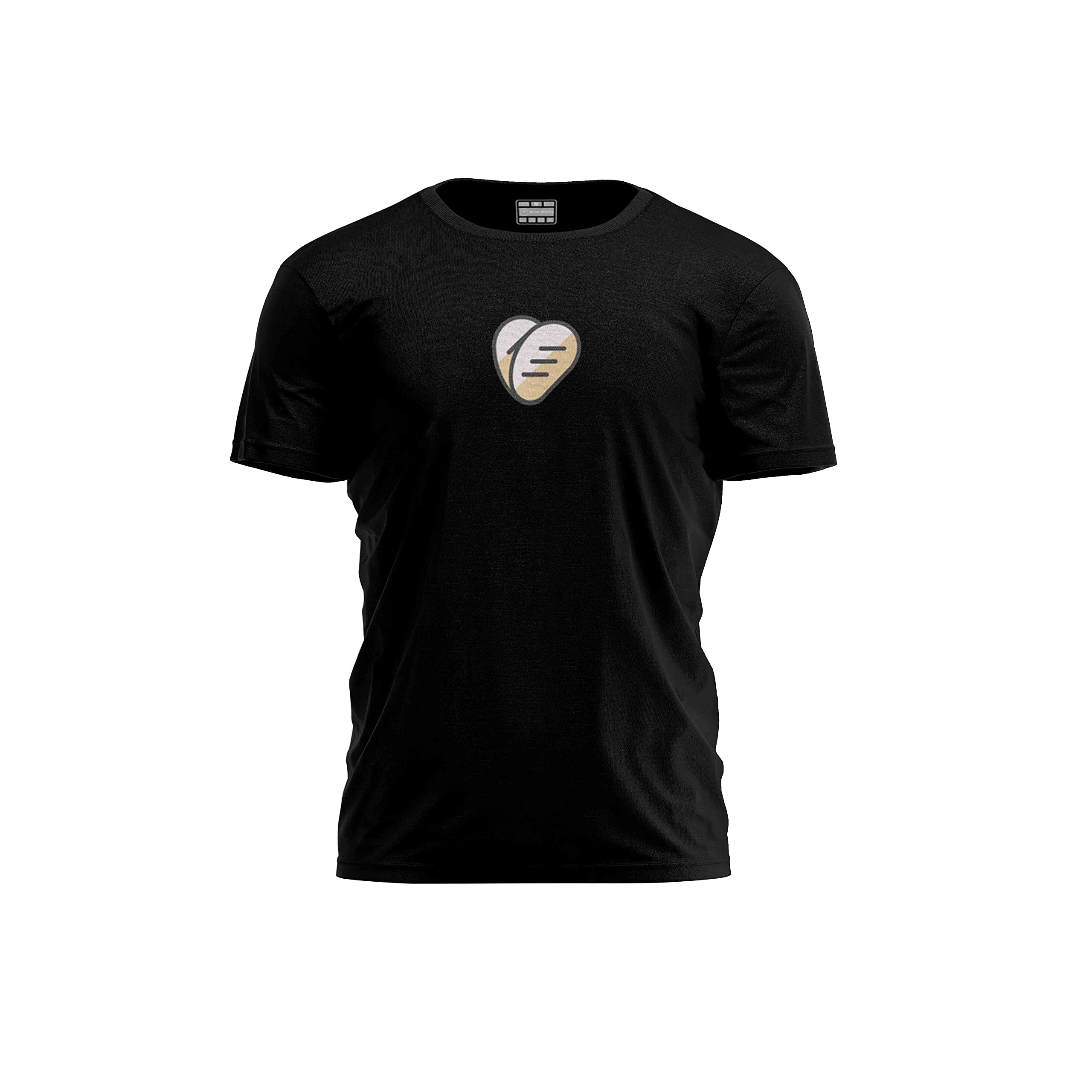 Bona Basics BFTSBI-100475-S T-Shirt, Black, S Men's, Black, S