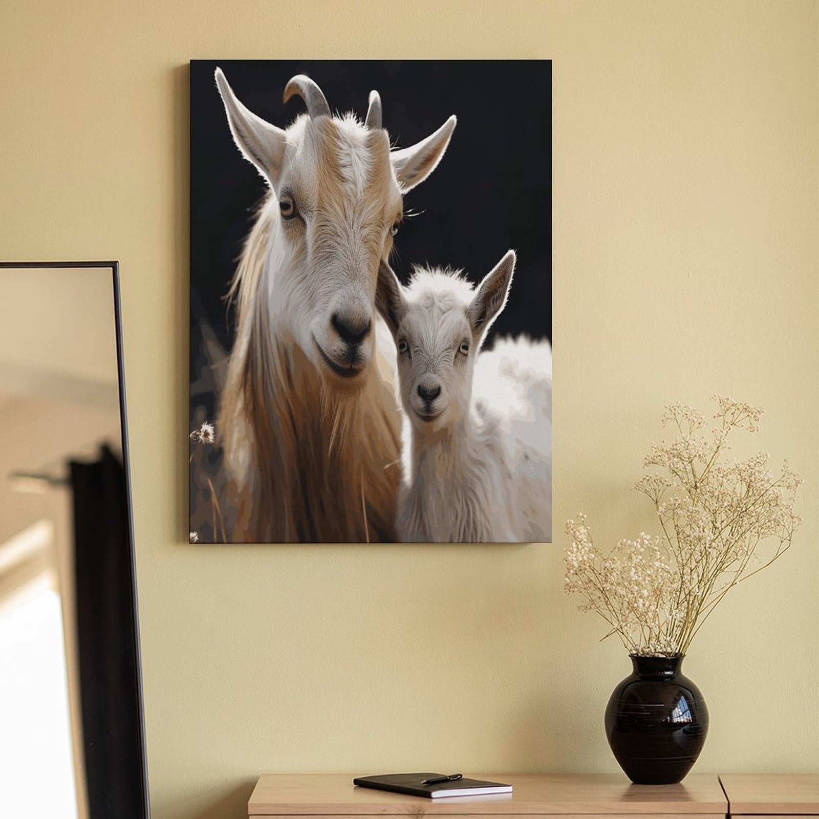 LPAGBCNU Malen nach Zahlen für Erwachsene, Anfänger, Erwachsene, Malen-nach-Zahlen-Kits auf Leinwand, Acryl-Ölfarben, Gemälde mit Pinseln, als Geschenk, Wanddekoration