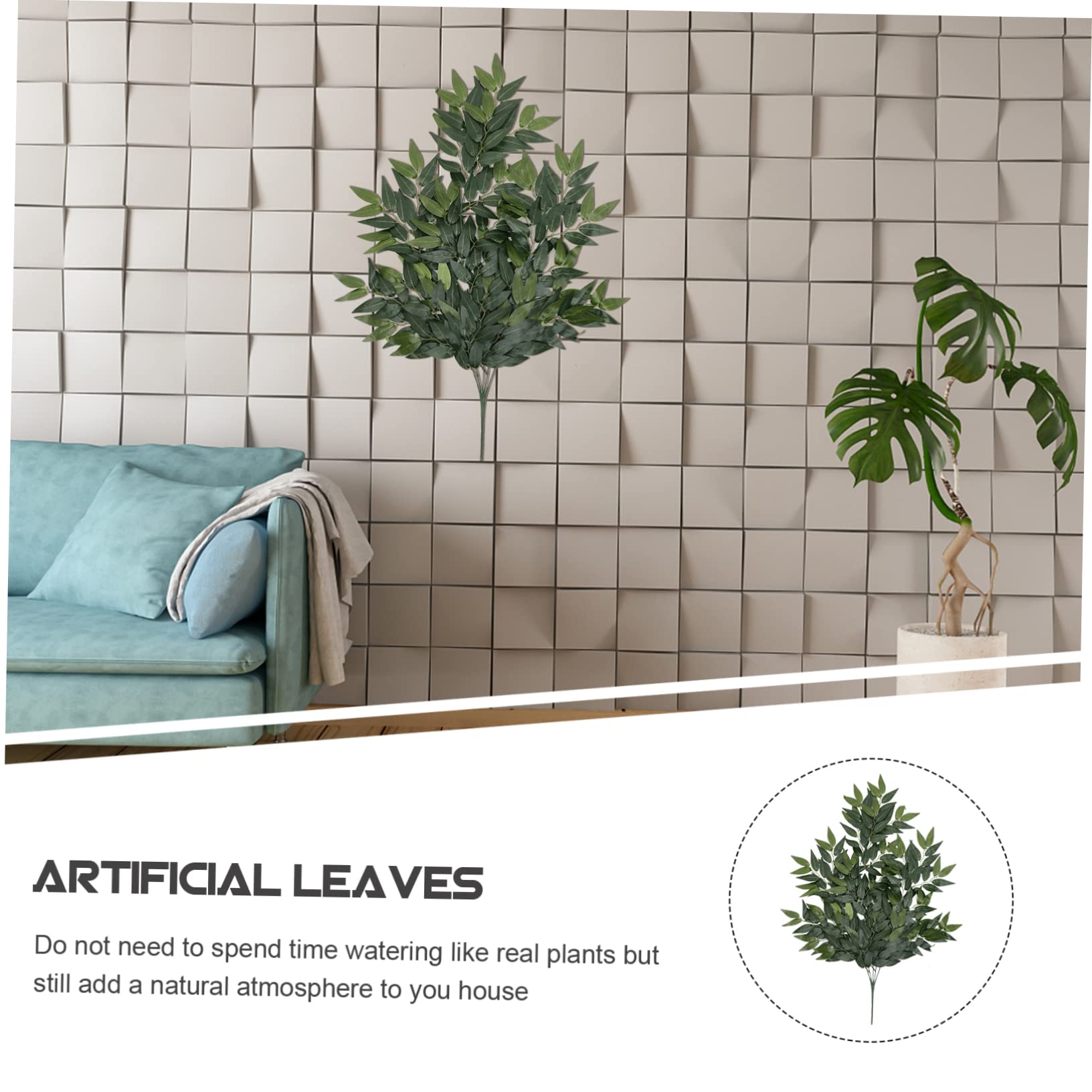 Alipis 3pezzi Eucalyptus Preserved Stem Shower Bundle Decorazione Per Artificiali Matrimonio e Composizioni Floreali Ramificazioni