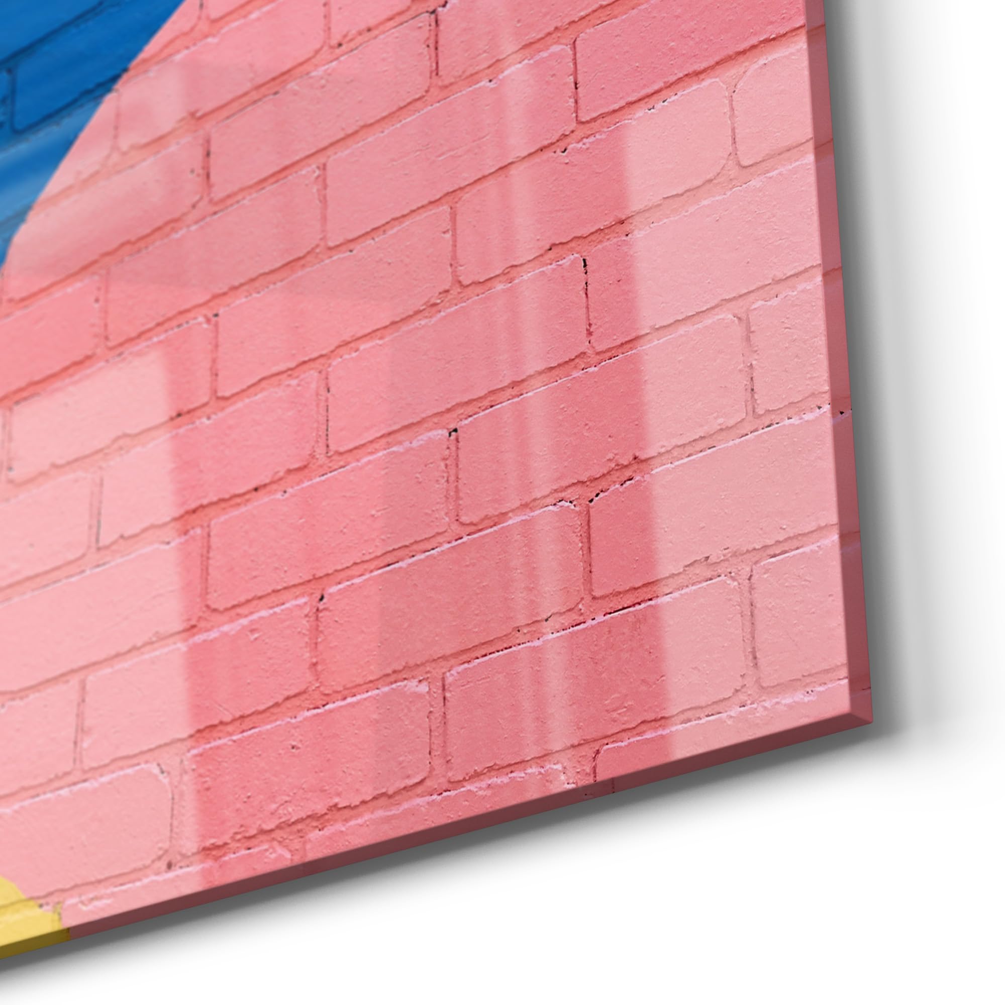 DEQORI Lavagna magnetica in vetro | 90 x 60 cm | motivo "arco & blocchi" | Lavagna magnetica con magneti, penna e panno per cucina e ufficio, lavagna magnetica e scrivibile