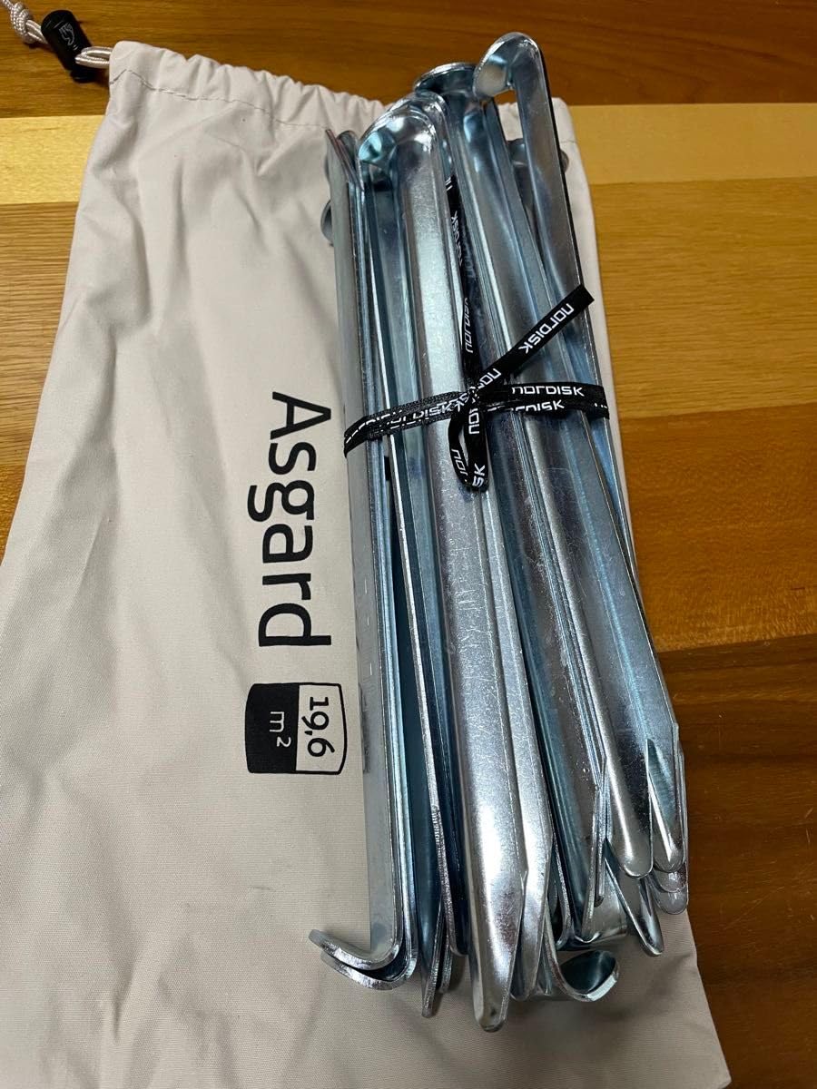 約60%OFF・未使用】ノルディスク純正アルミペグ 19cm 42本 約60%OFF