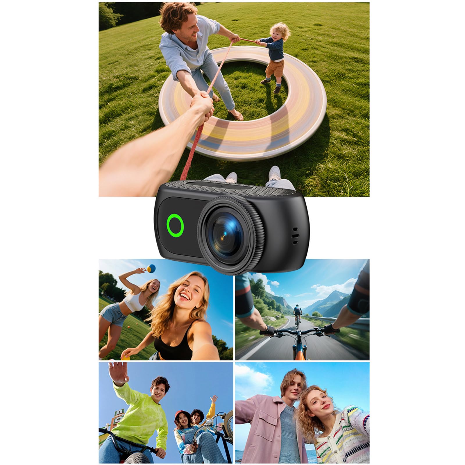 Alte chiare videocamere della macchina fotografica 4K di sport del pollice con la carta di 32GB AntiShake per l'avventura di azione