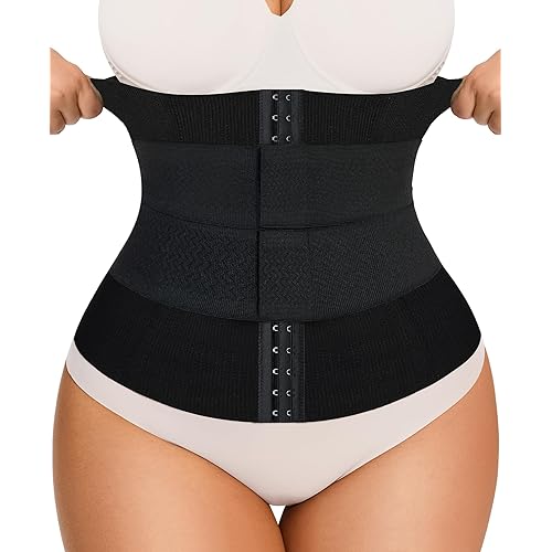 YERKOAD Waist Trainer for Women Plus Size Corset Shapewear Tummy Control Waist Cincher Postpartum Belly Band Wrap
