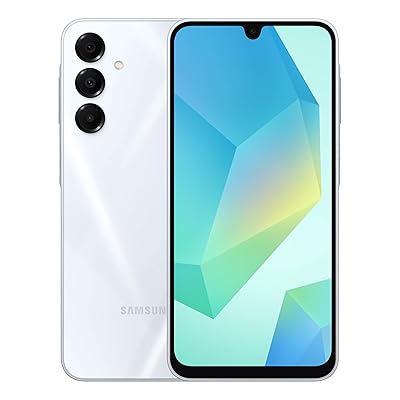 Samsung Galaxy A16 5G A Series, Unlocked Android Smartphone, Large AMOLED Display, Durable Design, Super Fast Charging, Expandable Storage, 5G Connectivity, US Version, 2025, Blue Black