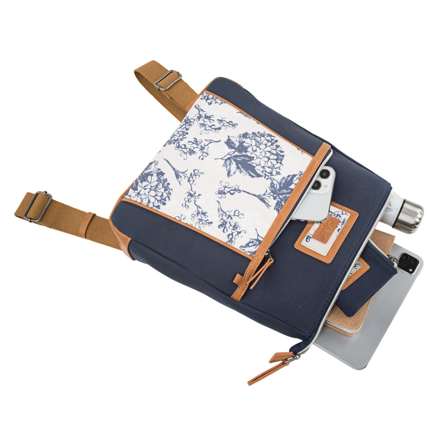 SKPAT - Bolso Mochila Mujer Elegante Tipo Casual Moderna Para Vestir Mochilas Mujer Estilo Urbano Mochila Negra Mujer Pequeña Ideal Para Uso Diario, Marino
