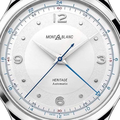Miniatura 2 de Montblanc orologio uomo Heritage GMT 1575in automatico acciaio 119949