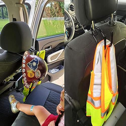 Miniatura 6 de Perchero multifuncional para sombreros y percha, soporte para sombrero sobre el asiento con gancho, mantiene la forma del sombrero para gorras,