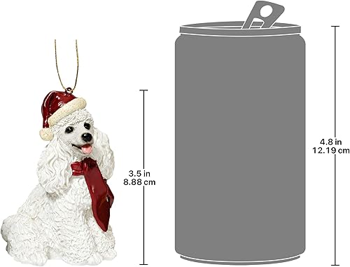 Vista 97 de Design Toscano - Figura de perro para decoración navideña.