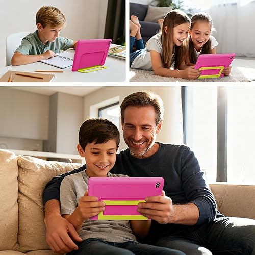 Miniatura 6 de MUISOO Tablet infantil de 10 pulgadas con funda, tableta Android 15 para niños de 3 a 12 años, 20 GB+64 GB (expansión de 1 TB TF), procesador