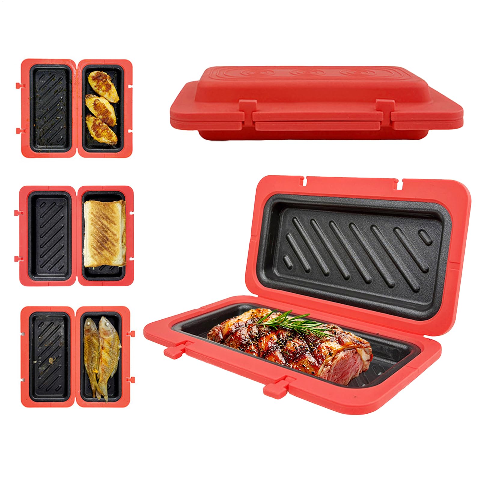 Grille-pain adapté au micro-ondes anti-pain mou pour sandwich au fromage chaud