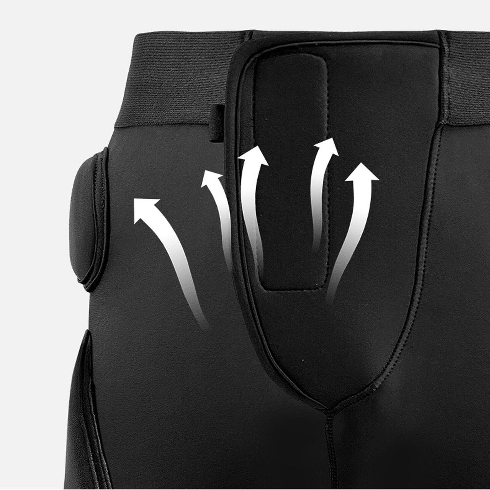 Pantaloni da skateboard imbottiti, protettivi 3D a 3 strati, traspiranti, resistenti agli urti, per sci snowboard skateboard