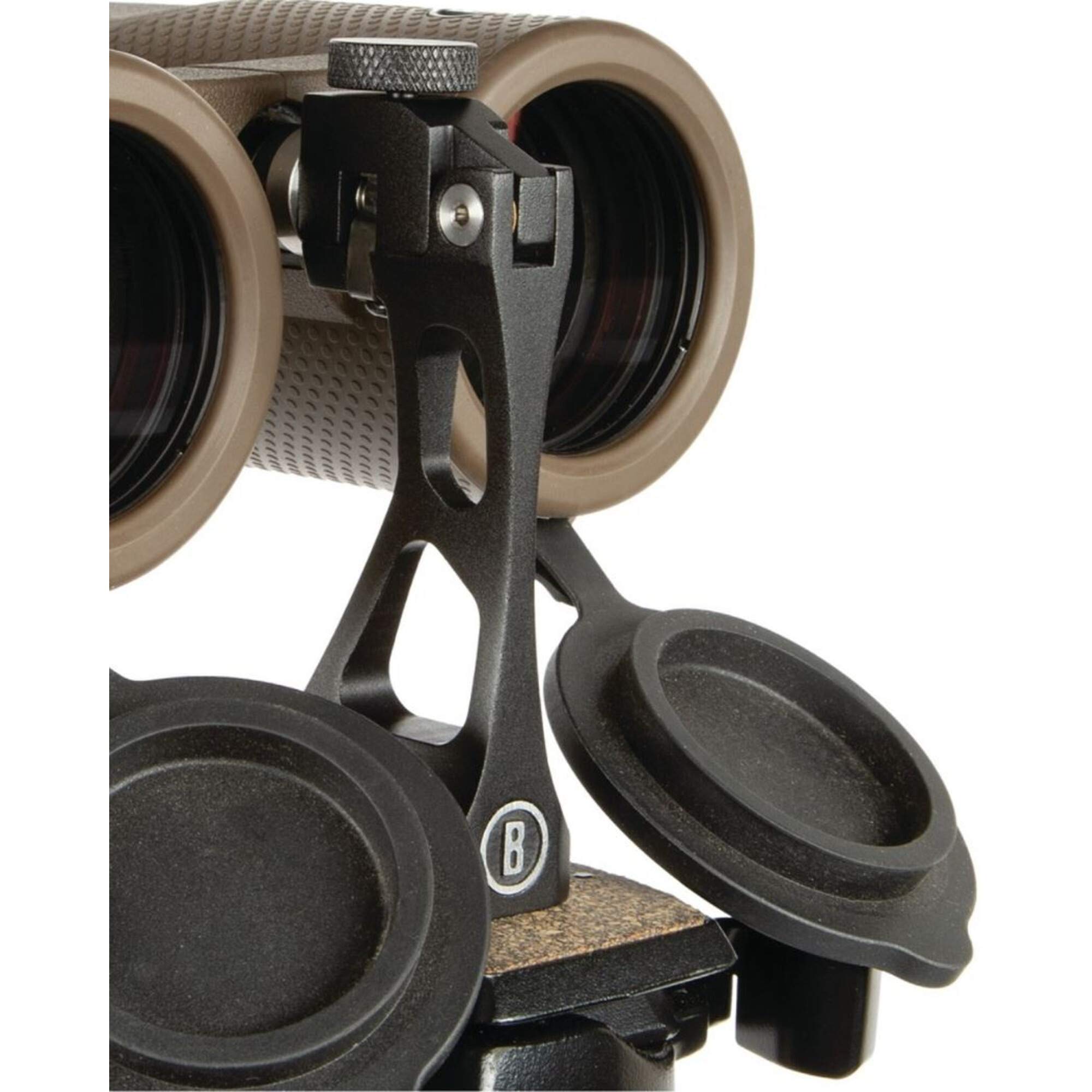 Bushnell Adaptateur : Filetage Standard 1/4 "x20 Convient à la Plupart des Jumelles - Aluminium - Adaptateur pour Trépied - BAHQRADPT Noir