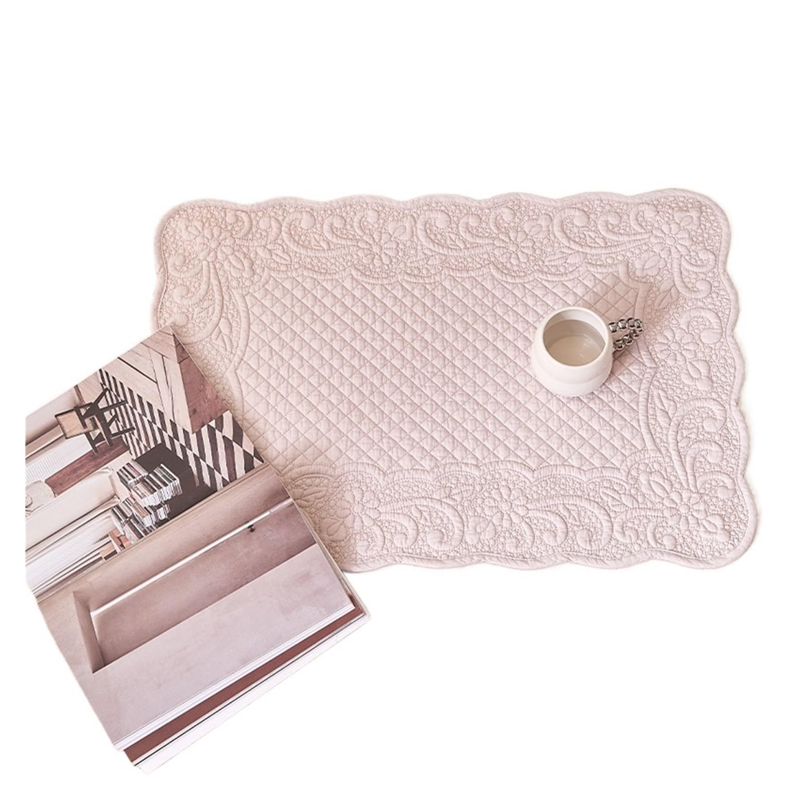 Tapis de sol matelassé en coton de qualité supérieure pour entrées et bains