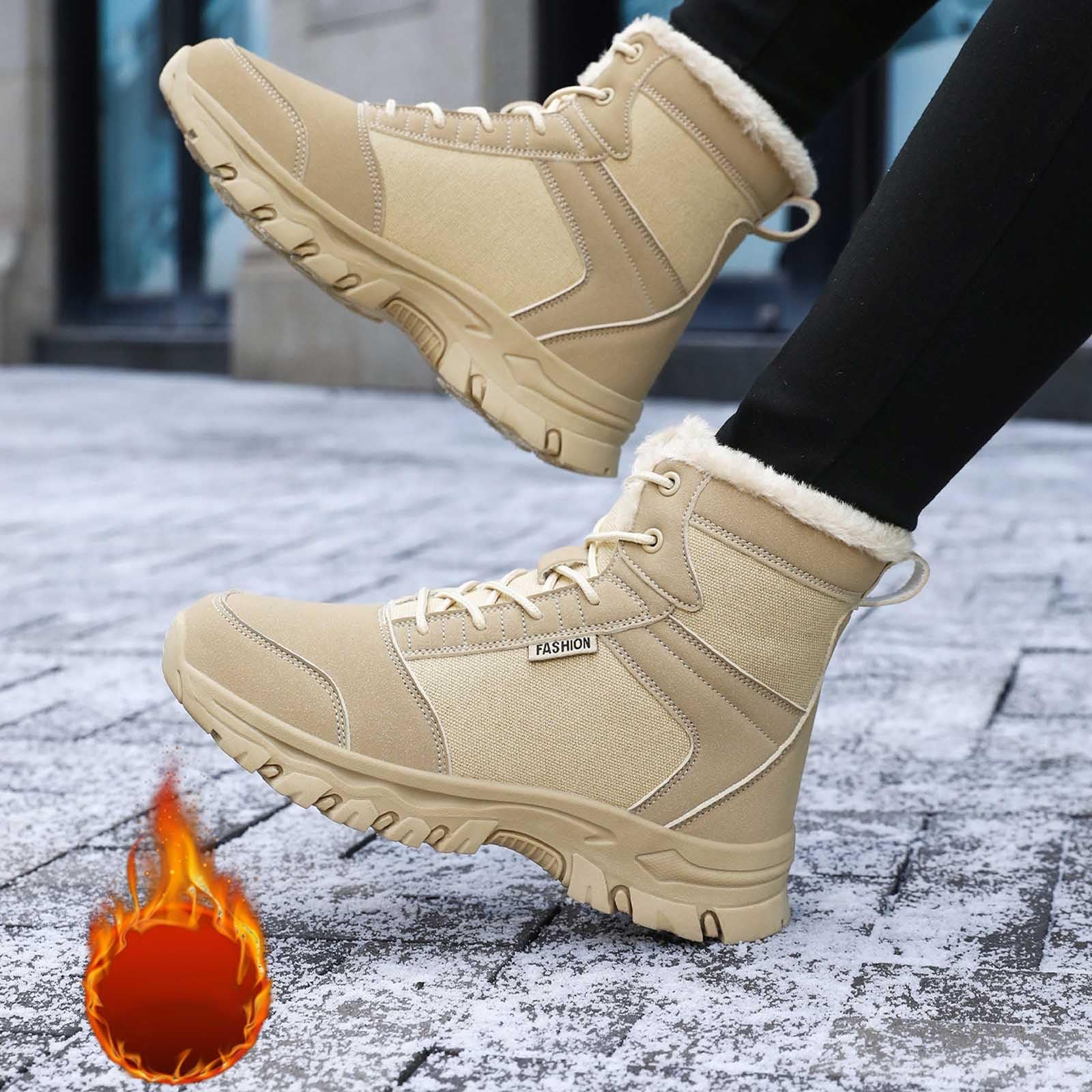 Stivaletti Donna Invernali Scarponcini Donna Stivaletti Con Pelo 46 Larga Scarpe Impermeabili Scarpe Antinfortunistiche Neve Impermeabili Trekking Da Doposci Neve Ortopediche Scarponcini Trekking Da