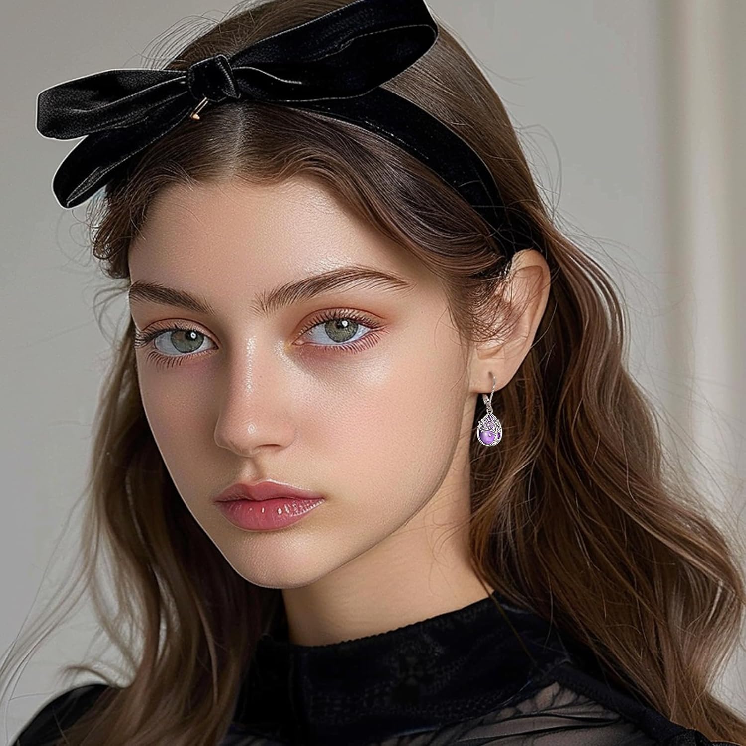 Tree of Life/Cat/Turtle/Butterfly/Flower/Celtic/Turquoise/Moonstone Dangle Earrings for Women Sterling Silver Cute Animals Drop Earrings Jewelry Gifts - Image 6