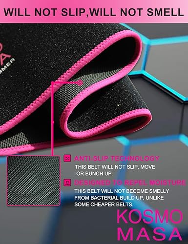 Miniatura 4 de Reductor de cintura para mujer, entrenador de cintura para pérdida de peso, cinturón de sudor más delgado para hombres