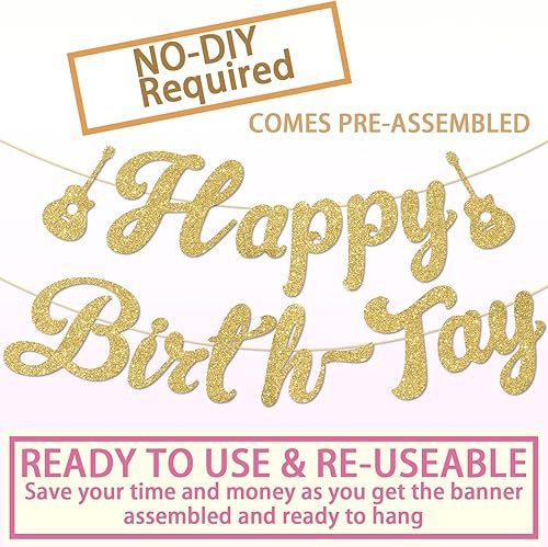 Miniatura 5 de Taylor Singer - Decoraciones de cumpleaños con texto en inglés Happy Birth-Tay, pancarta de cumpleaños con texto en inglés Happy Birth-Tay (Happy