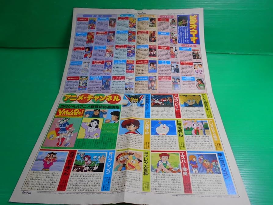 fanfun 小学六年生付録1989年月刊アイドル新聞