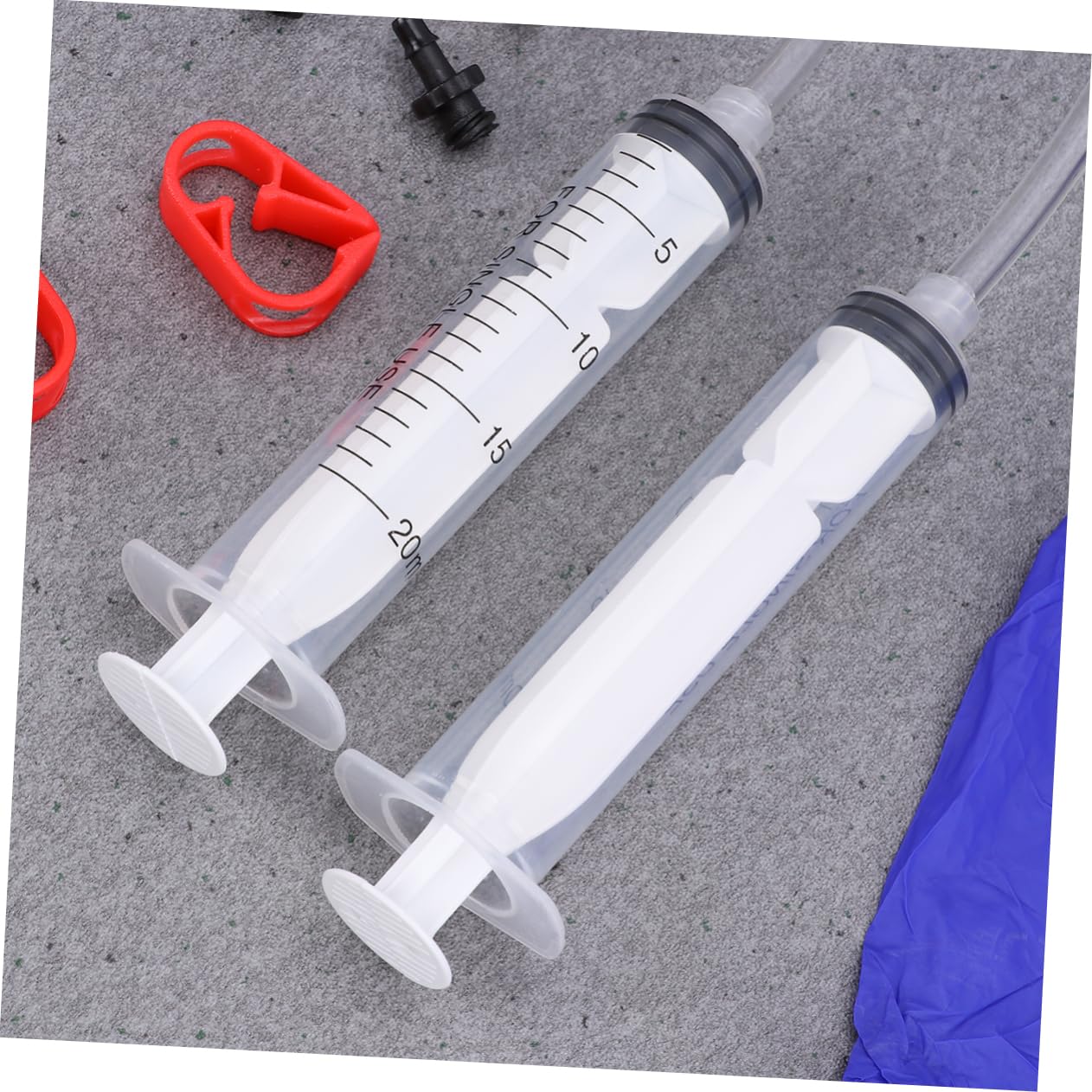 Kisangel Herramienta De Inyección De para Frenos De Disco Herramienta De Llenado De Kit De Purga De Frenos De Bicicleta Kit De Purga De Frenos De Disco