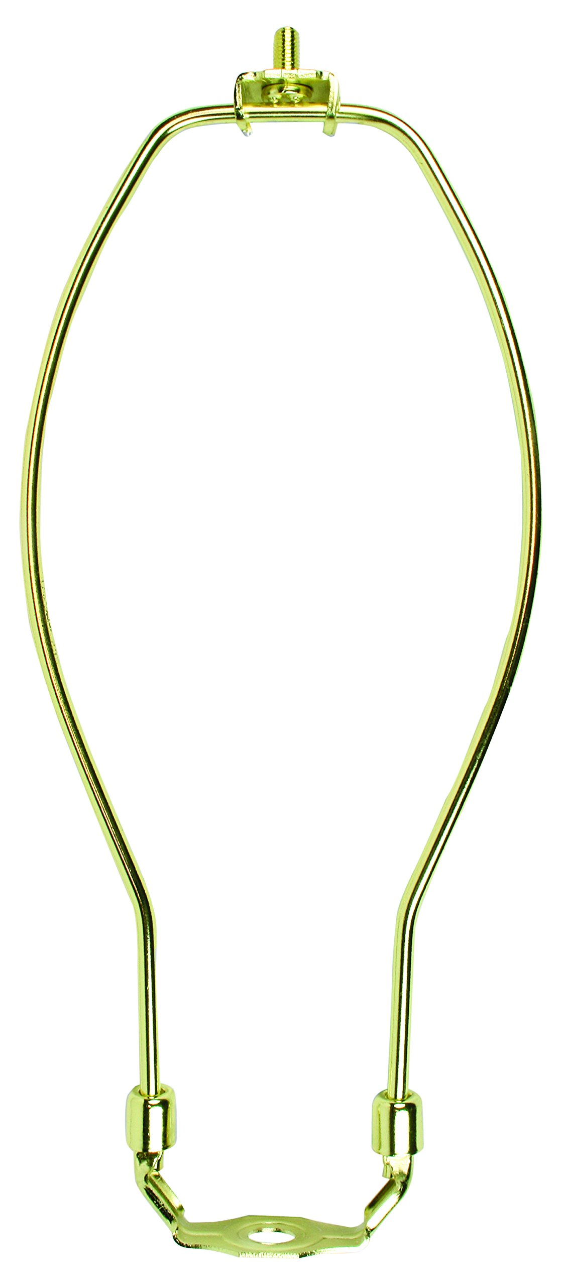 Orrco (Jandorf) 60122 Harp 10" - Polished Brass, Brown