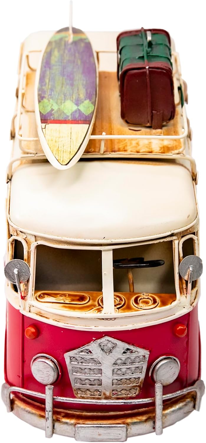 Berfutall-Vintage-Inspired Iron Classic Car Model - Collectible Decoration with Rustic Charm (D)