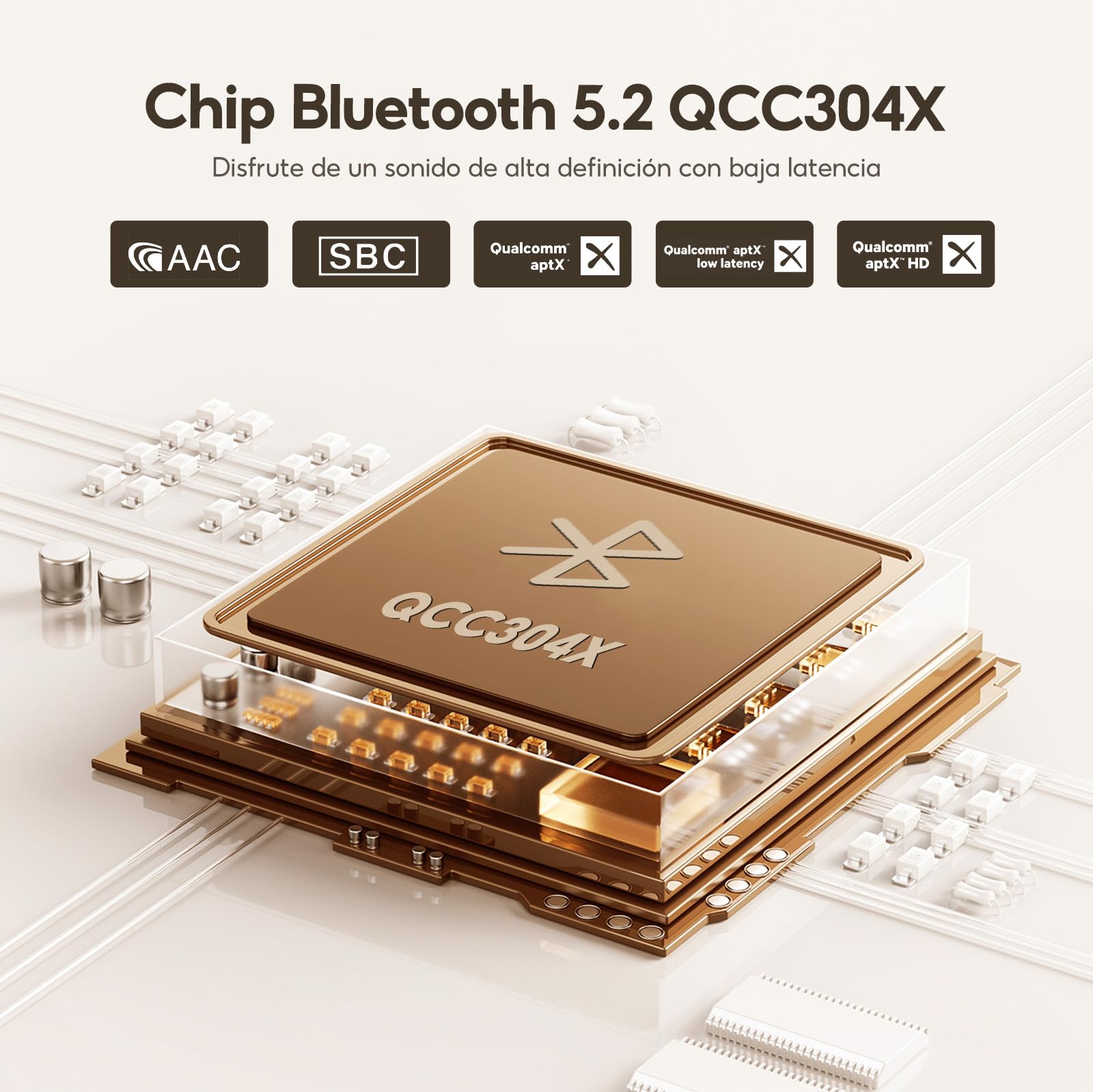 AIYIMA D03 Bluetooth 5.2 150W x 2 Estéreo HIFI 2.1 CH Sound Digital Amplificador 24bit / 192kHz Clase D Amplificador de potencia USB DAC coaxial óptico OLED APTX Support Subwoofer