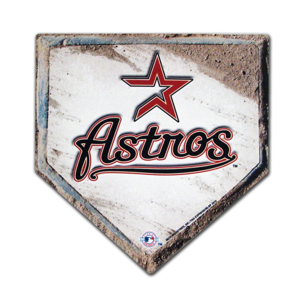 MLB Houston Astros Home Plate Design Mouse Pad