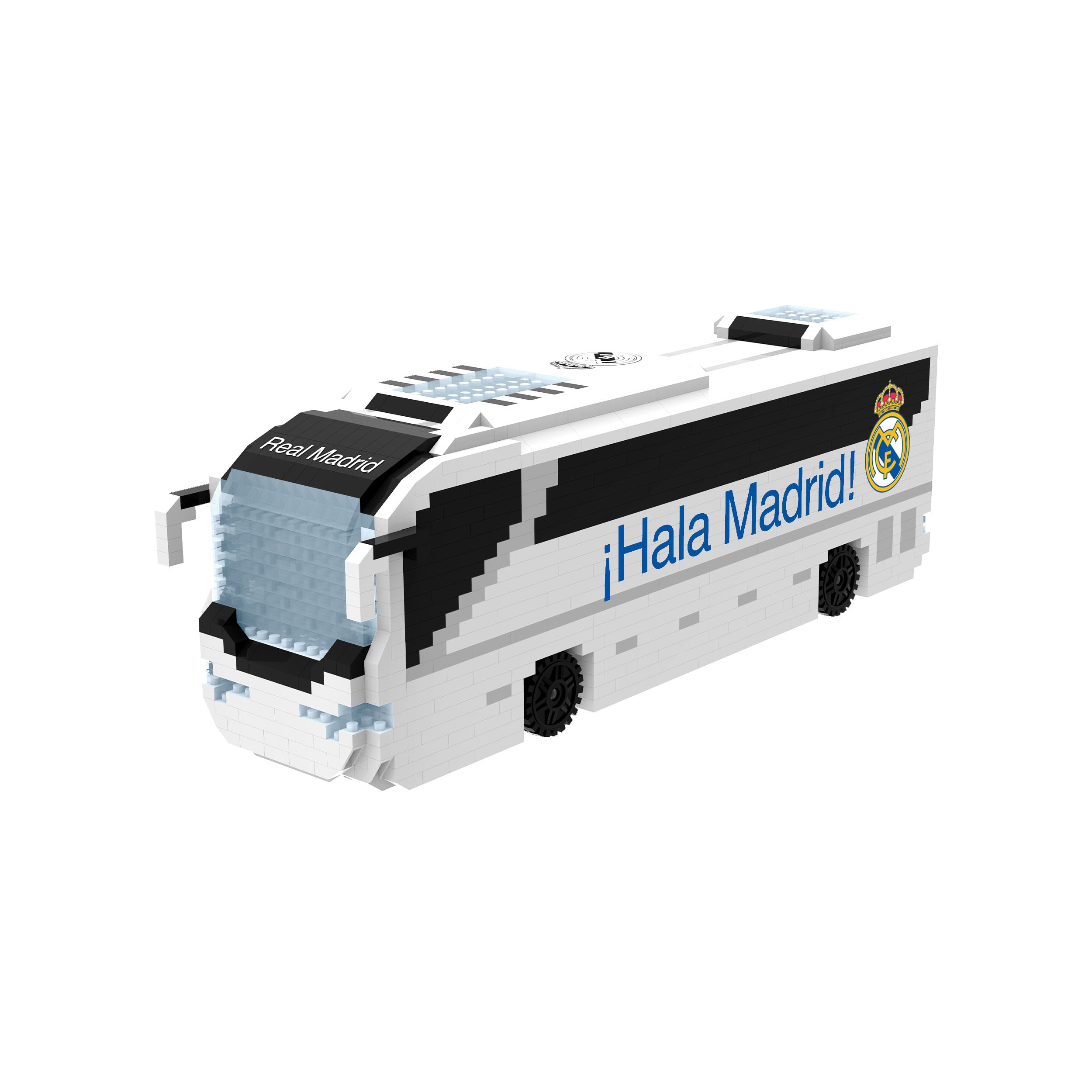FOCO Officially Licensed Real Madrid CF BRXLZ 3D Bricks Coach Construction Toy Model