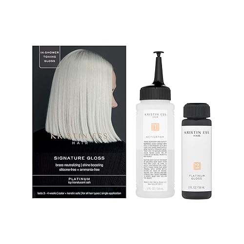 Kristin Ess The One Signature Hair Gloss - Platino ceniza translúcida helada