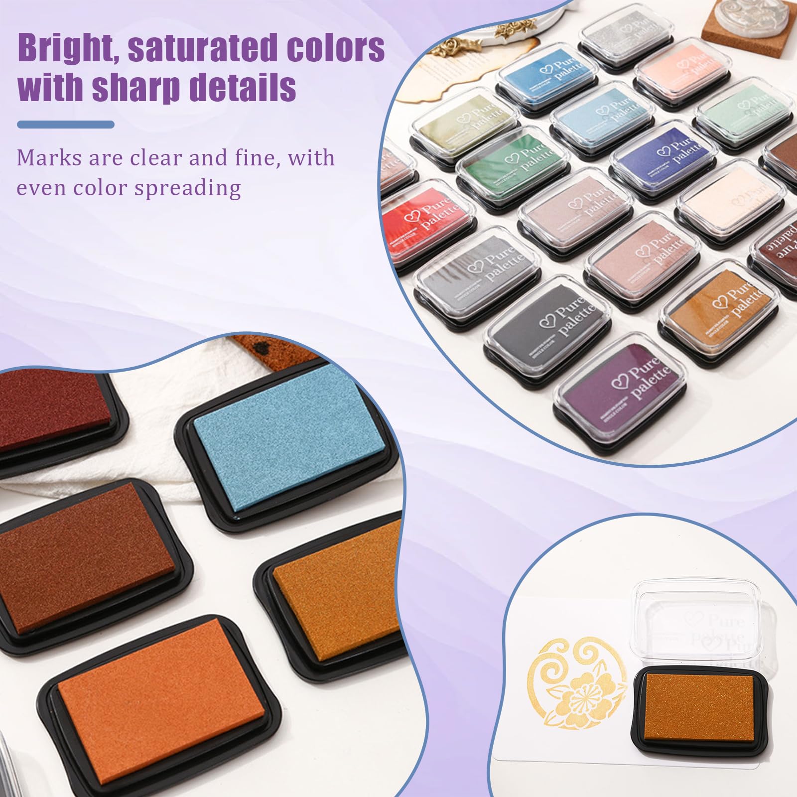 Craft Stamping Ink Tsukineko StazOn Jet Black Inkpad - Multi-Surface ...