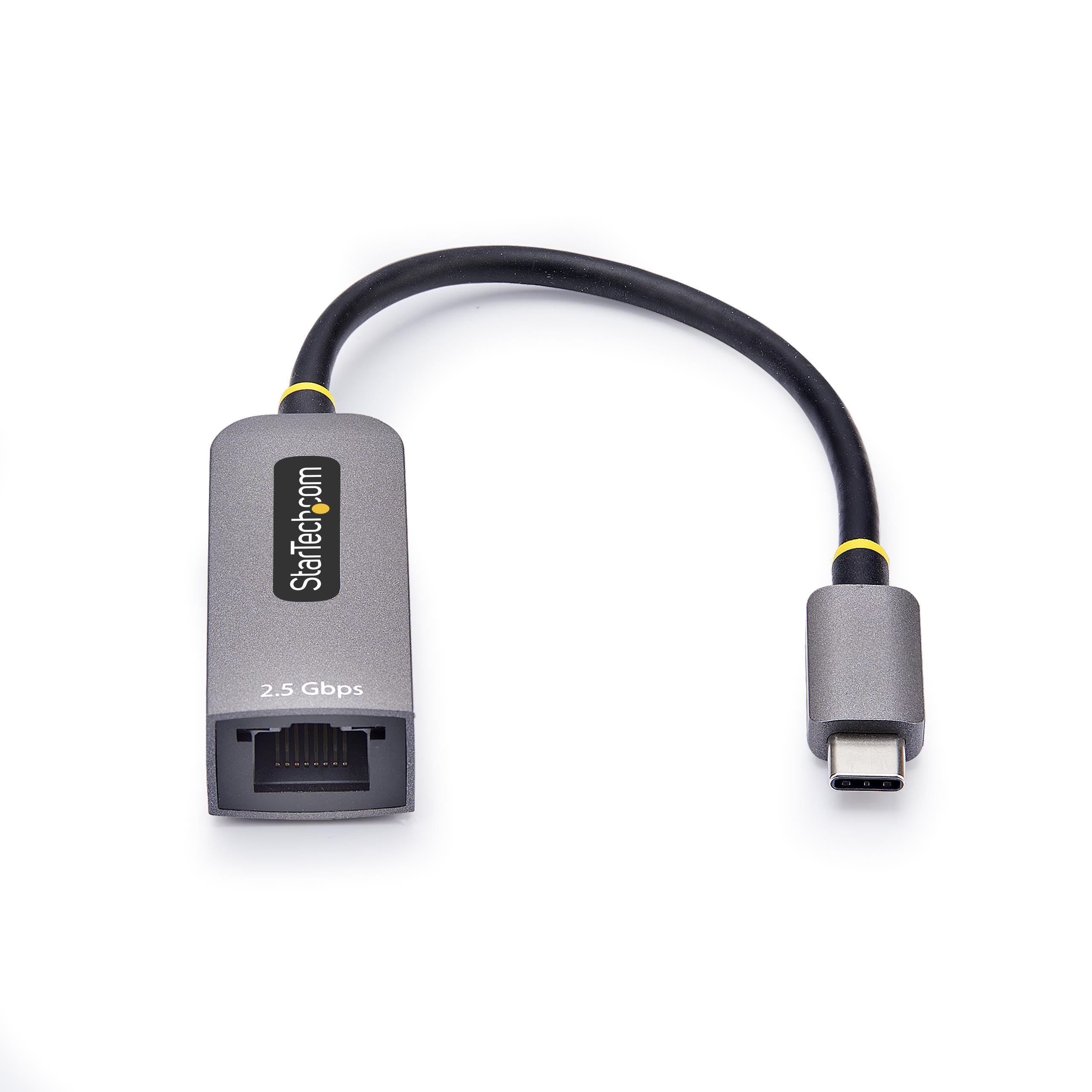 StarTech.com Adattatore Ethernet USB C, Convertitore di Rete/NIC NBASE-T 2.5/1GbE da USB Type-C 3.0 a RJ45; Compatibile TB