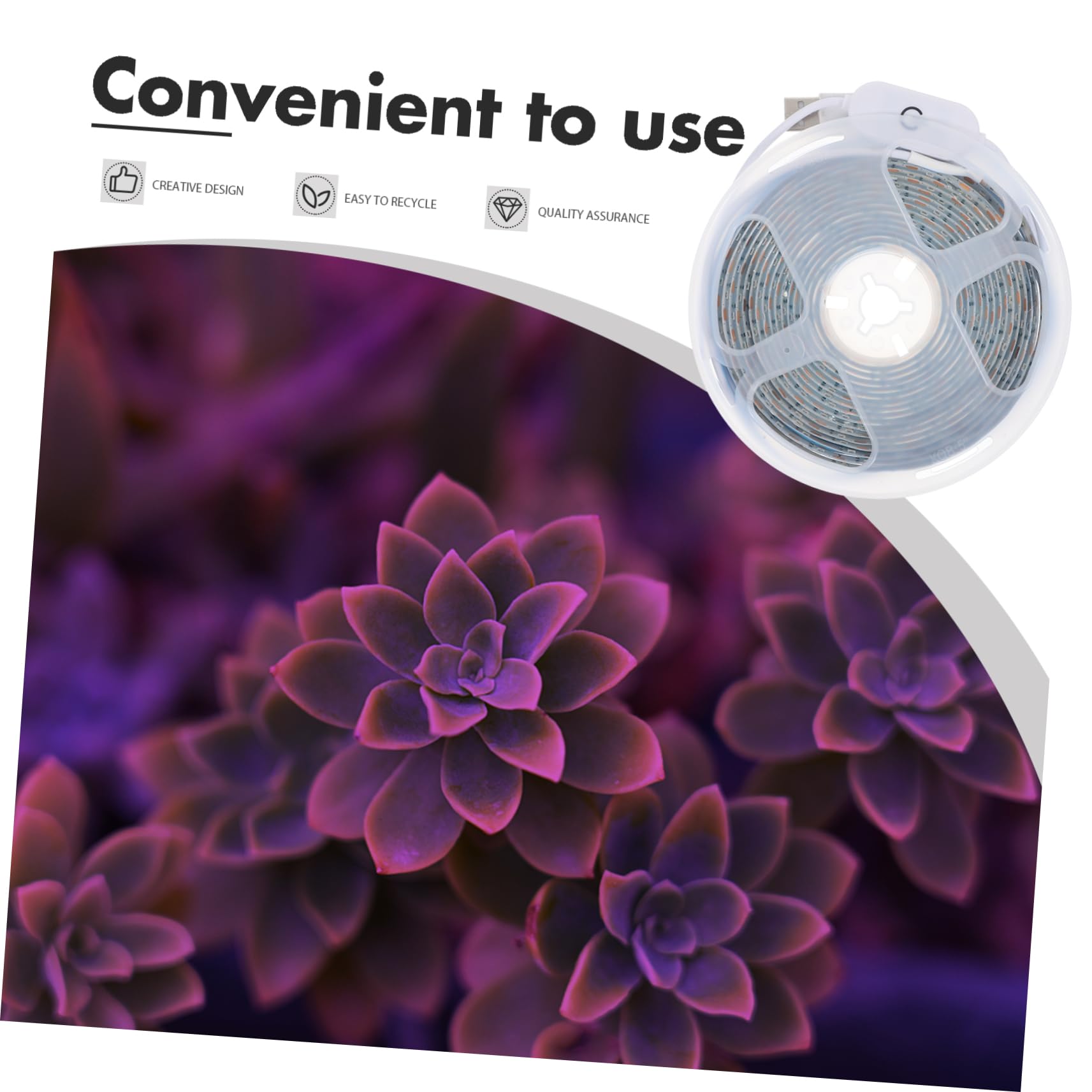 Toyvian Tira De Luces Led Para Cultivo Usb Espectro Completo Para Plantas De Invernadero Lámpara De Crecimiento Interior Con Control Táctil y Resistencia Al Agua Metros