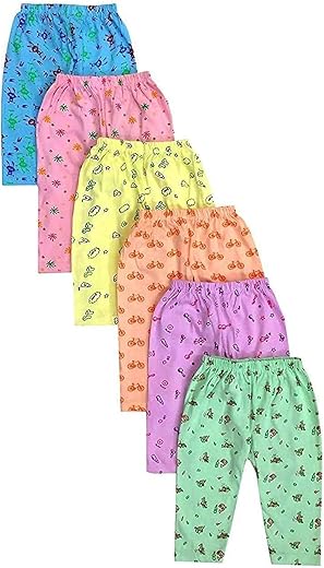 SEE FIT Pure Cotton Pyjamas for Baby Boys &amp; Baby Girls (Multicoloured) (Pack of 6)