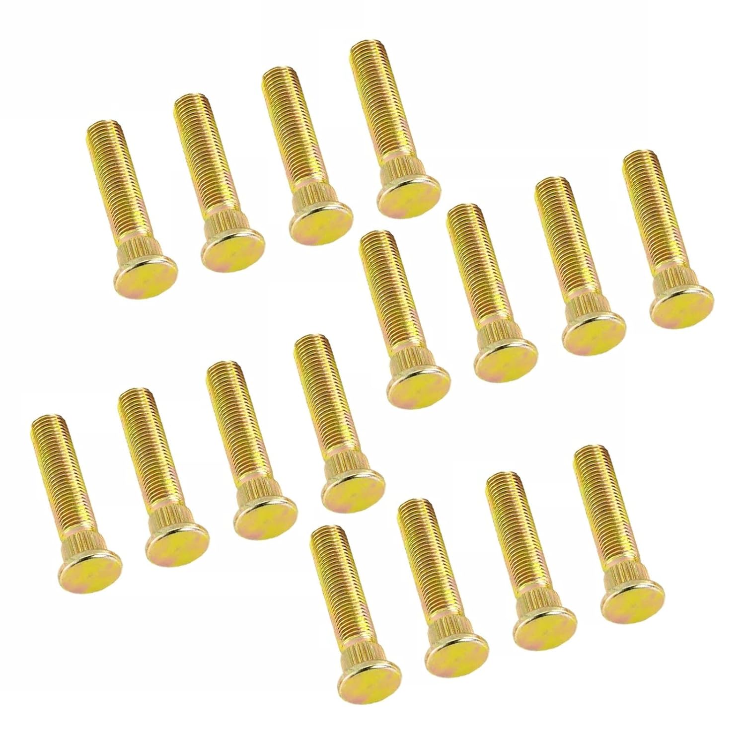 16pcs (3/8-24 * 1.75") Front Wheel Studs Bolts 7517871 Replacement for Polaris RZR 570 800 900 Ranger Crew XP UTV