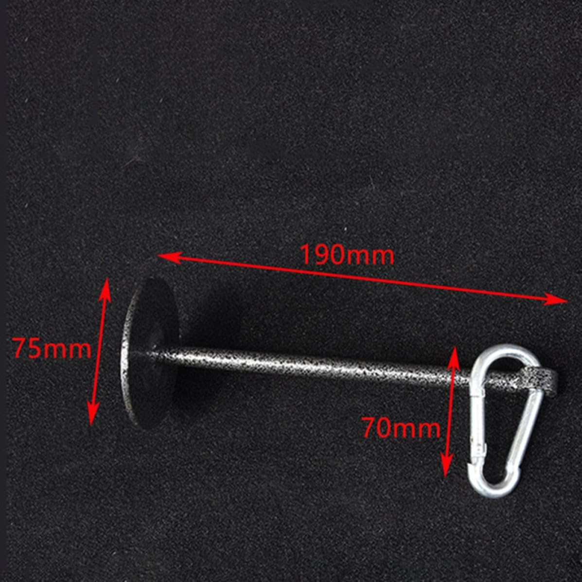 Hand Grip Ball and Dumbbell Bracket Set for Strength Training with Anti-slip Surface and Easy Installation, 72mm Diameter Grip Strength Device for Martial Arts and Sports Trends