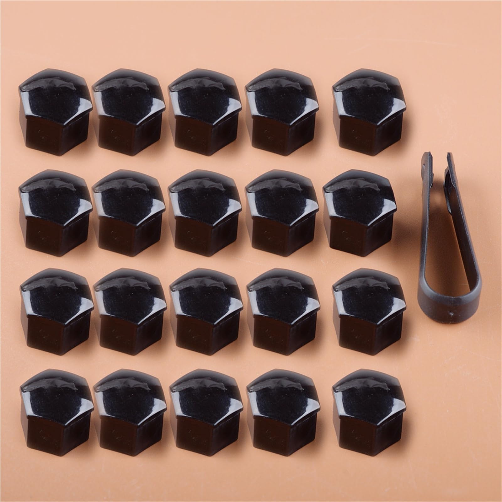 Kit de tapa de la cubierta del perno de la tuerca de la rueda de coche 22mm 5