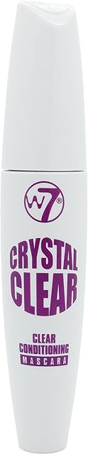 W7 Crystal Clear Mascara - Defining & Volumising Clear Mascara - Long-Lasting Natural Eye Makeup