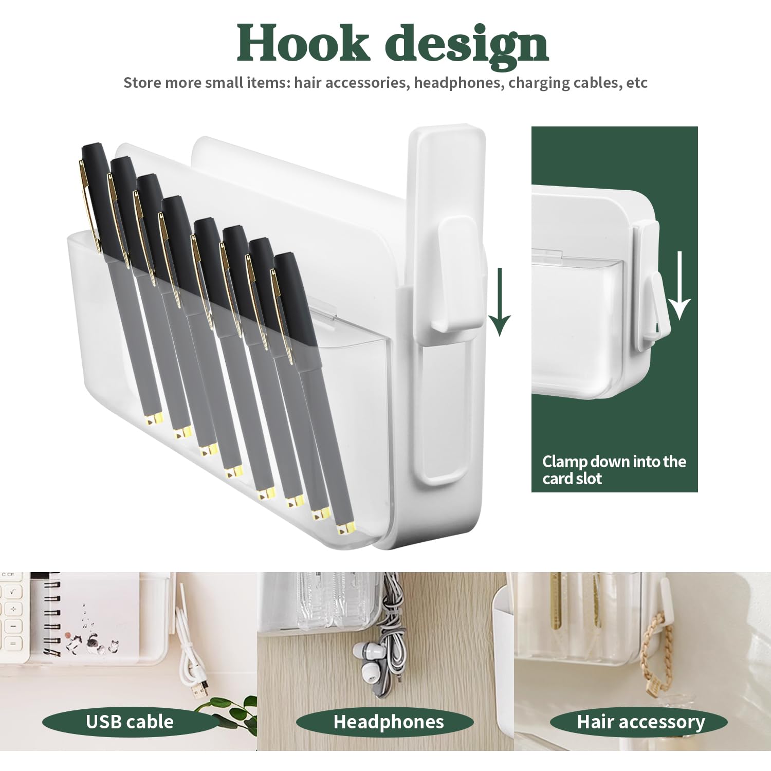 Porta Telecomando Adesivo Da Parete - Organizzatore Per Telecomandi TV E AC - Foto 8