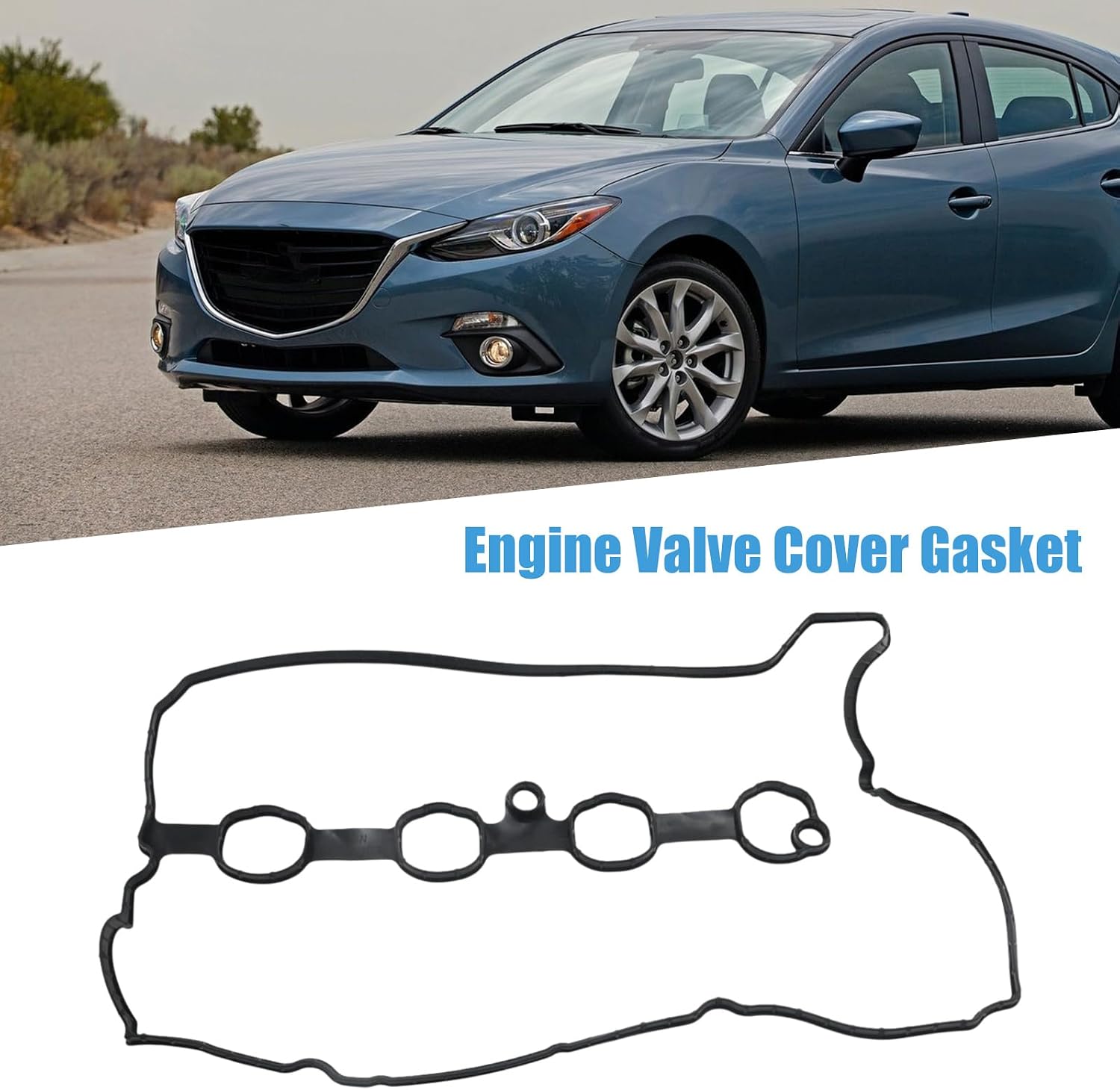 PE01-10-235 Engine Valve Cover Gasket Replacement for Mazda 3 2012 2013 2014 2015 2016 2017 2018 2021 Replacement for Mazda CX-3 2016 2017 2018 2021 Replace PE0110235