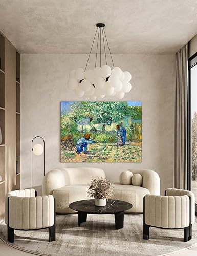 Vista 31 de DECORARTS - Almond Blossom Tree - Vincent Van Gogh Art Reproduction. Giclee Canvas Prints Wall Art for Home Decor 30x24