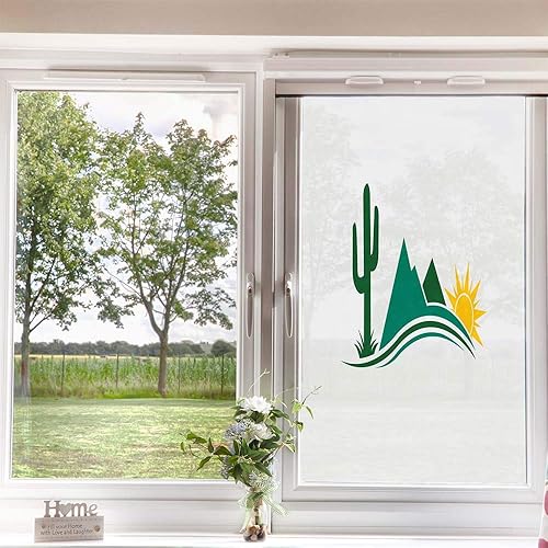 Miniatura 10 de Película decorativa para ventana de cascada, pez Koi que nadan, estilo japonés, arte de tatuaje, estilo tradicional, pintura de tinta, vidrio