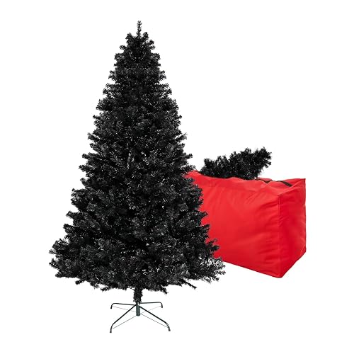 5ft Black Artificial Christmas Tree,Arbol de Navidad Fake Xmas Tree