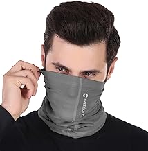 Freecultr Unisex Bamboo Bandana – Antimicrobial, Ultra-Soft, and Comfortable. Breathable Multipurpose Headband and Face Mask for Dust Protection (Solid Color). 100% Try-On Guarantee.