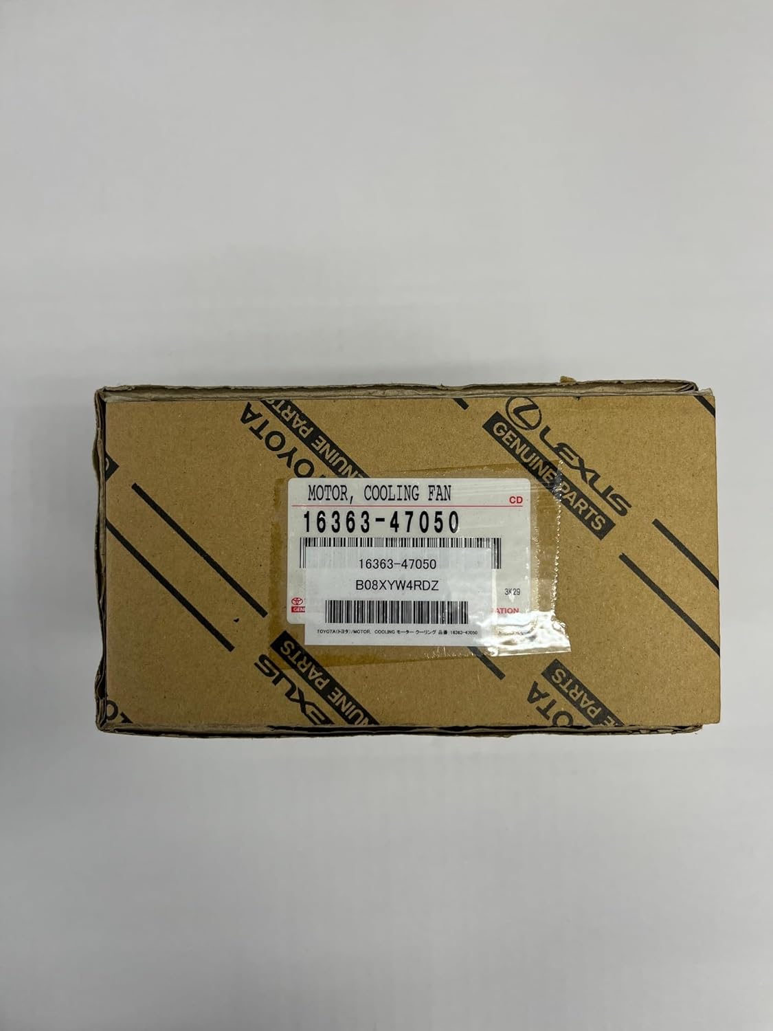 Toyota Motor Cooling Motor Model Number: 16363-47050