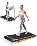 Lacuffy Walking Pad,6% Manual Incline Walking Pad Treadmill,Under Desk Treadmill for Home Office, with App & Remote,2.5HP Quiet,LED Display,300 lbs Capacity