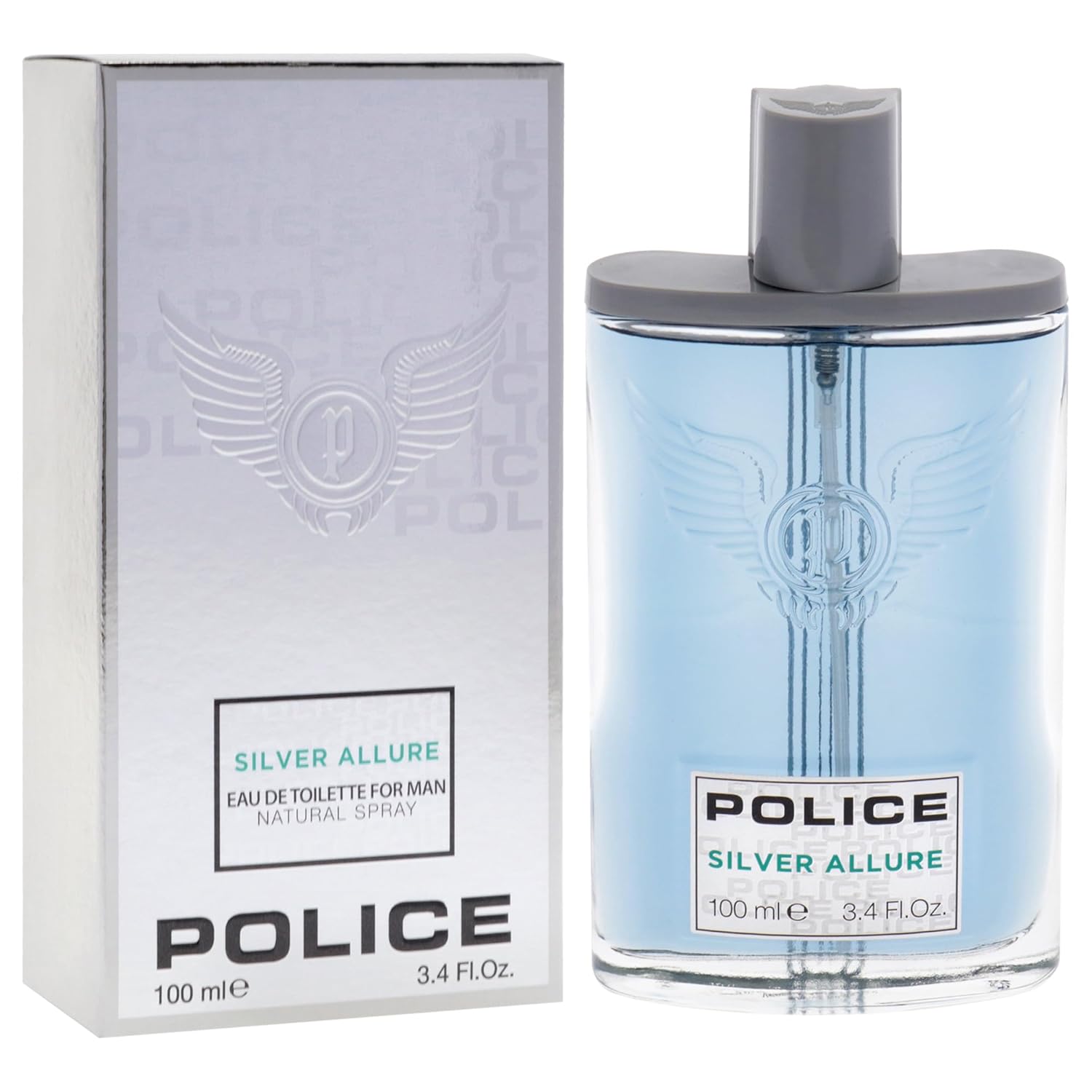 Police Contemporary Silver Allure For Man Eau de Toilette 100 ml Spray