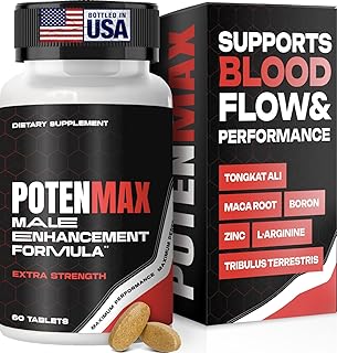 Libido Support for Men - 19-in-1 Vigor Pills for Men Fast Acting with Tongkat Ali, Tribulus, Maca, L-Arginine, Mens Testosterone Booster - Blood Flow, Size & Stamina and Endurance - 60ct