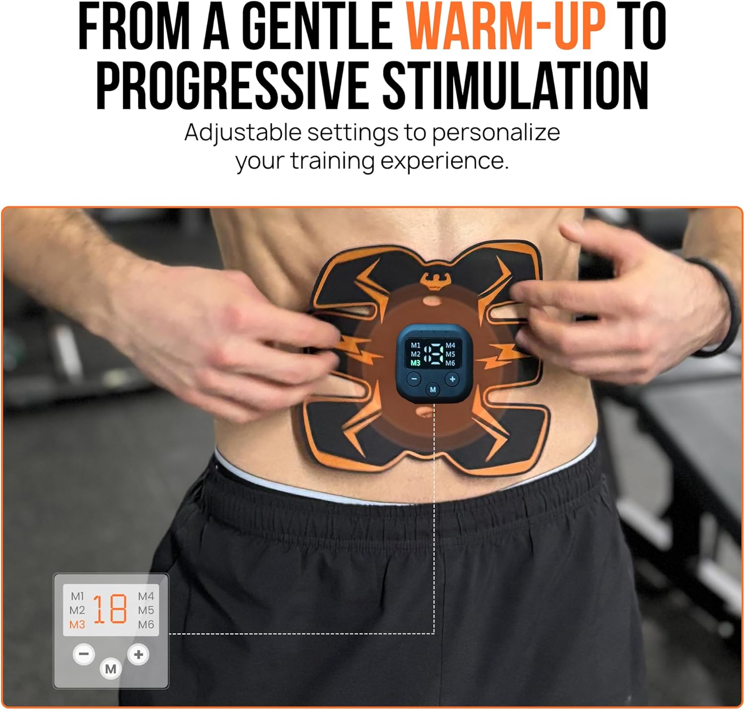 Tonicgympro® - Power Abs Stimulator: Wearable Core Exerciser...