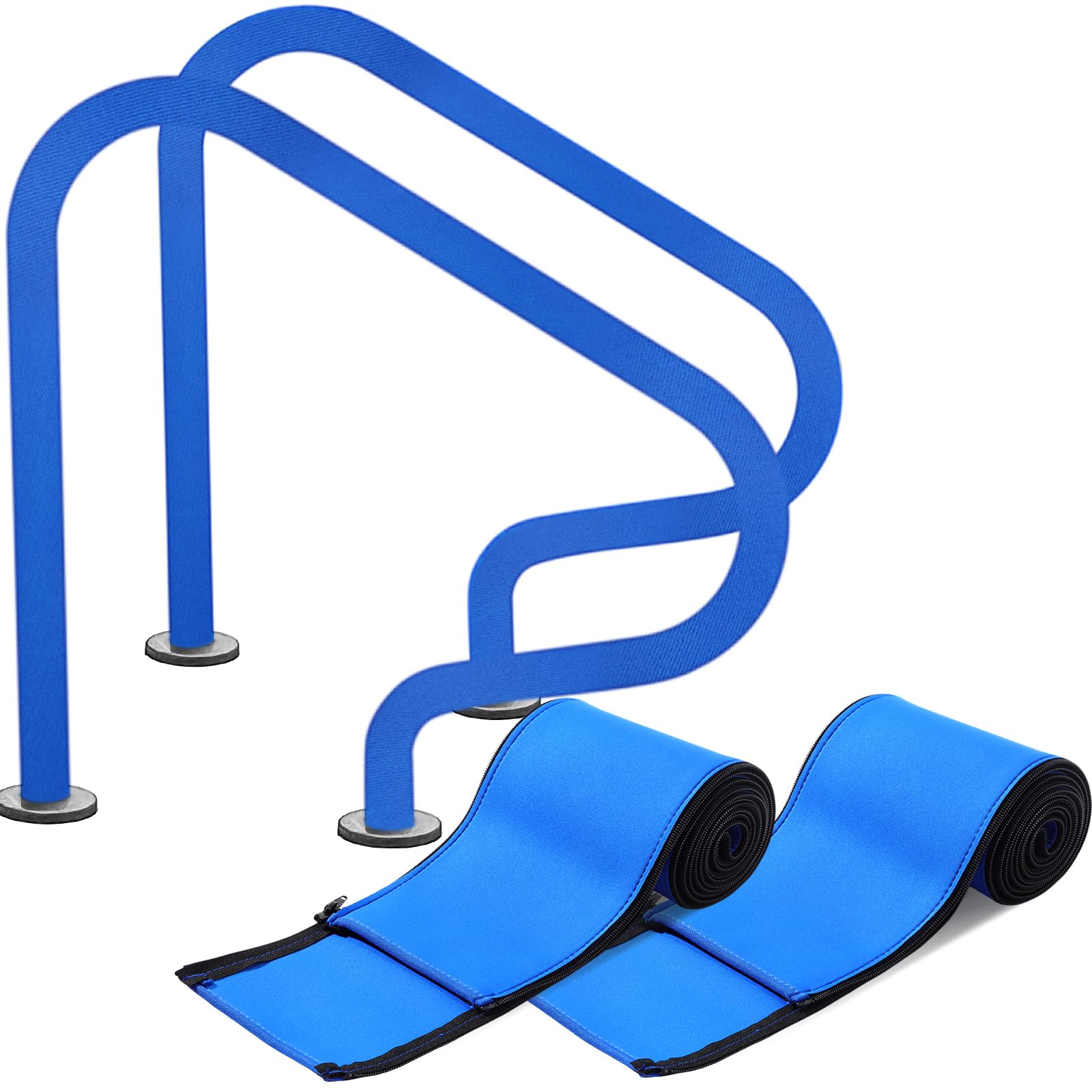 Frantie Schwimmbad-Handlaufabdeckung, 1,8 M – Königsblau, 1680D Oxford, Für 42/48 Mm Handläufe, Rutschfest